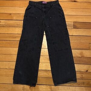 Edikted Black Denim Pants